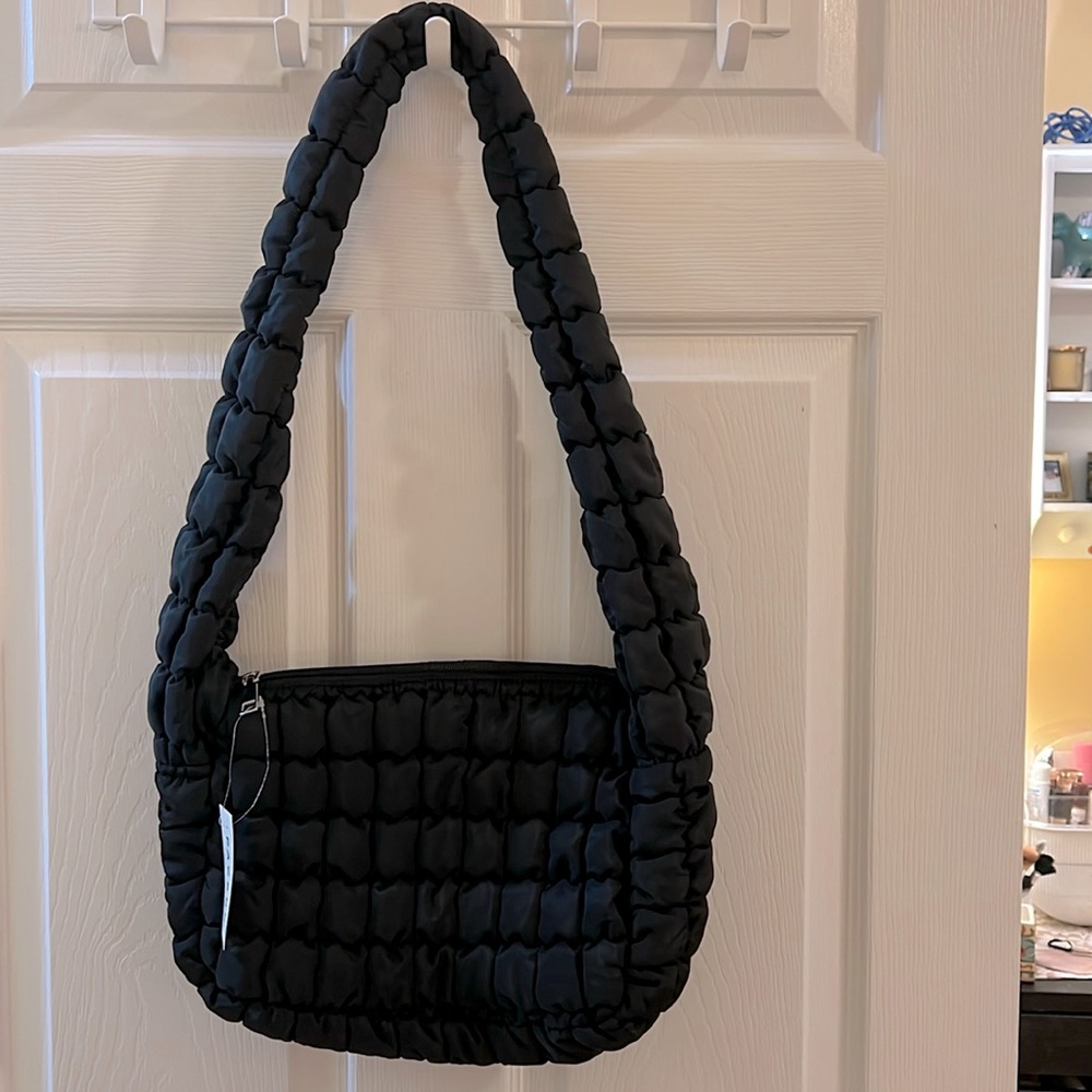 Brand new with tags Black PacSun Square Quilted Shoulder Bag